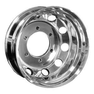 RODA NCC+PEDRONI ALUMINUM WHEEL A176062 17.5X6.00 BOTH SIDE POLISHED 6 BOLT HOLES/NUT DIA.21STRAIGHT/P.C.D205MM/ D.O.B161MM/OFFSET109/126MM/6 ROUND VENT HOLES
