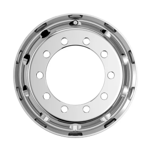 RODA SRW+PEDRONI ALUMINUM WHEEL A228203 22.5X8.25- BOTH SIDE POLISHED 10HOLES/NUT DIA.26.75MM/P.C.D 335MM/D.O.B281.2MM/OFFSET 165/143MM