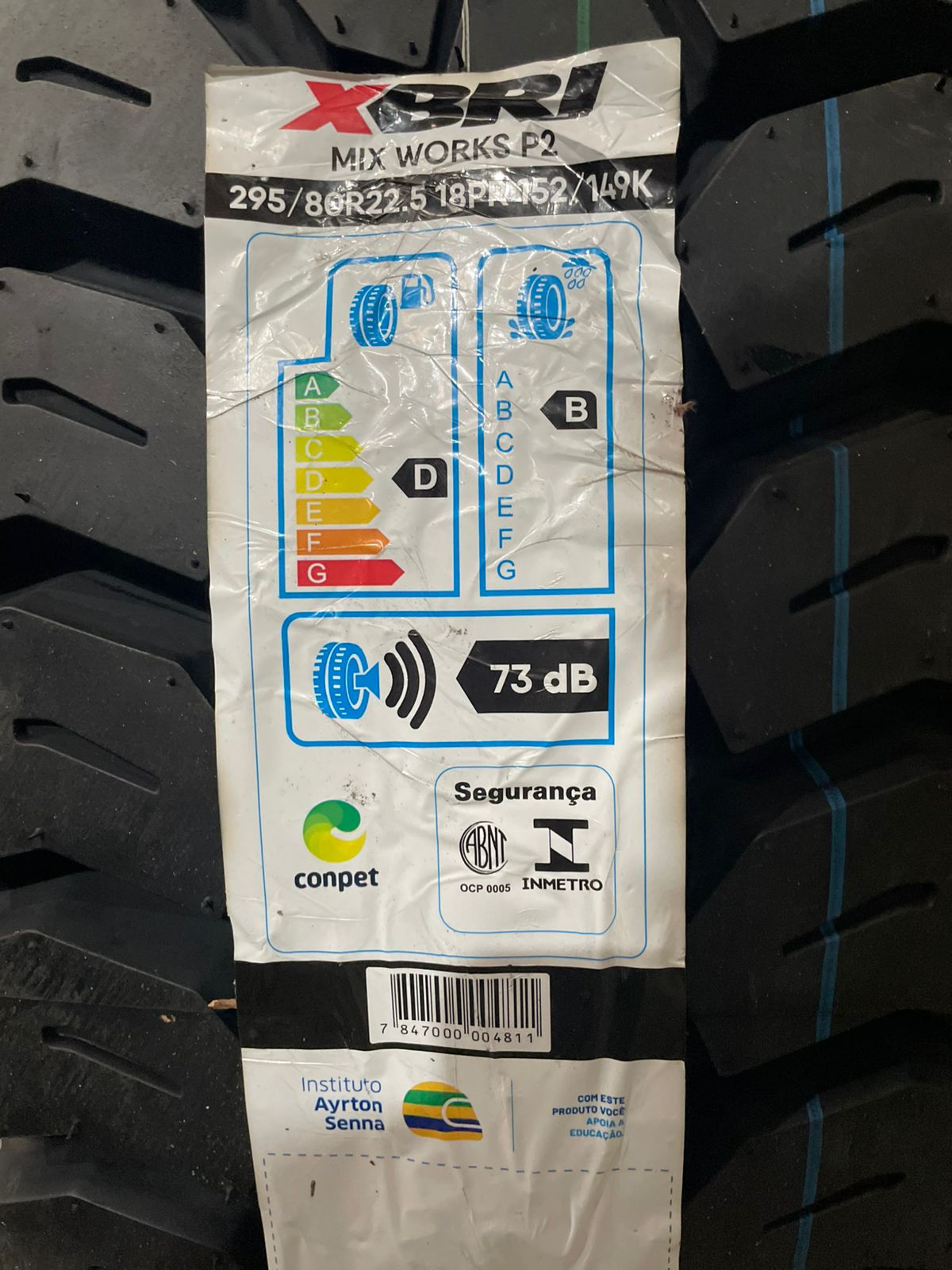 PNEU XBRI 295/80R22,5 18PR 152/149K MIX WORKS P2 / 179038 - Imagem 3