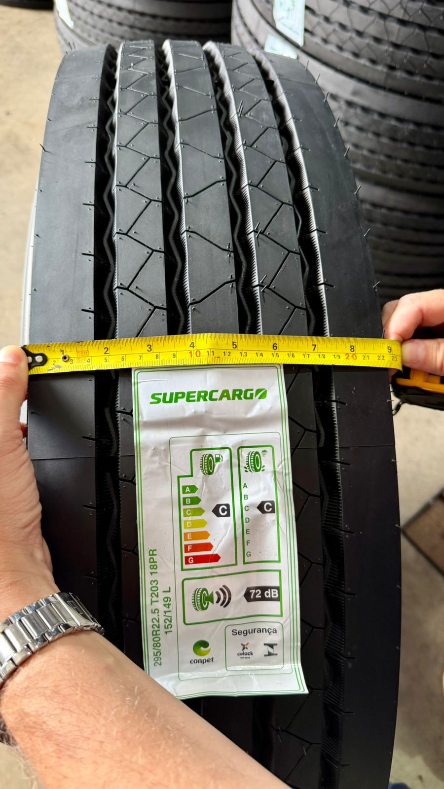 PNEU SUPERCARGO 295/80R22.5 18PR 152/149L T203 - Imagem 5