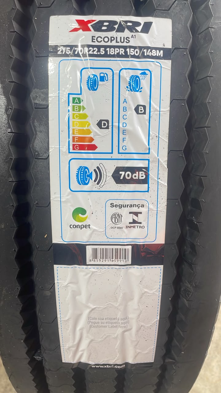 PNEU XBRI 275/70R22,5 18PR 150/148M TL ECOPLUS A1 - Imagem 3